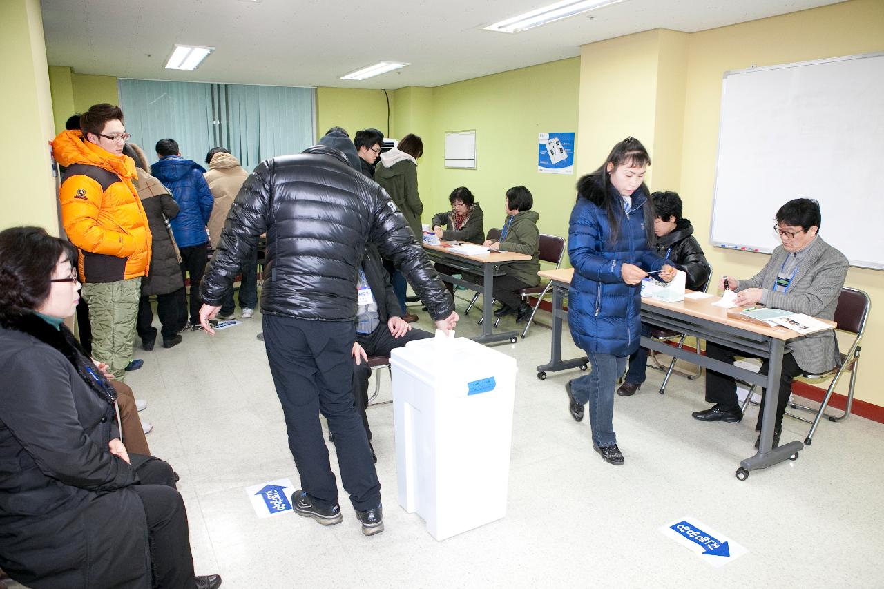 이번선거의 중요성을 몸소 느낀다.