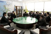 전북은행 직원들과 간담회를 하고있는 시장님.사진(00003)