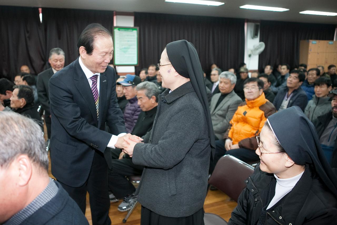 서수면 수녀님과 인사.