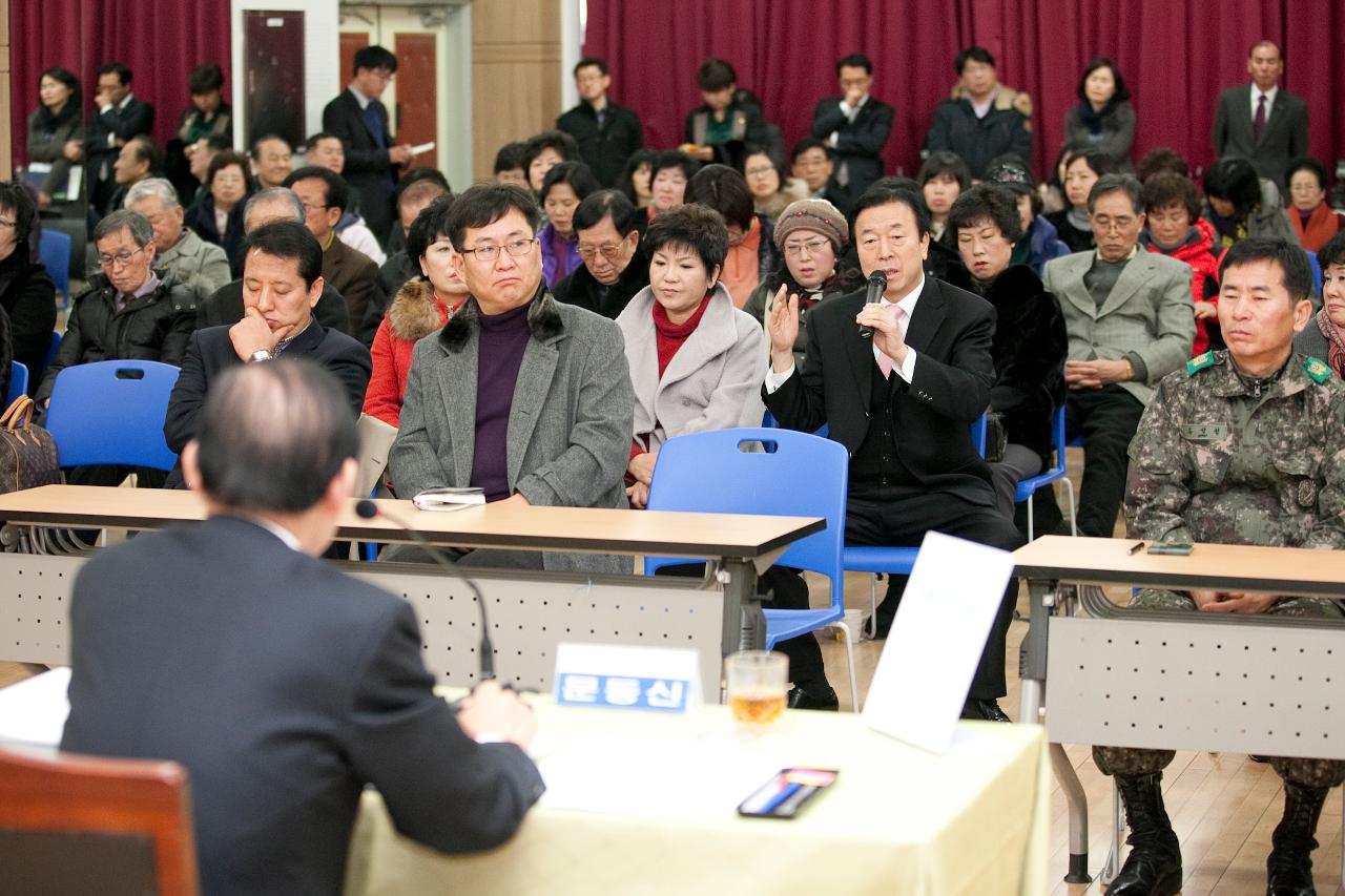 수송동 주민의 질문.