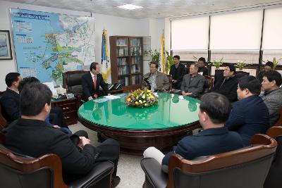 설날씨름대회 협회관계자와 함께하는 간담회.