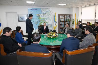 설날씨름대회 협회관계자와 함께하는 간담회.