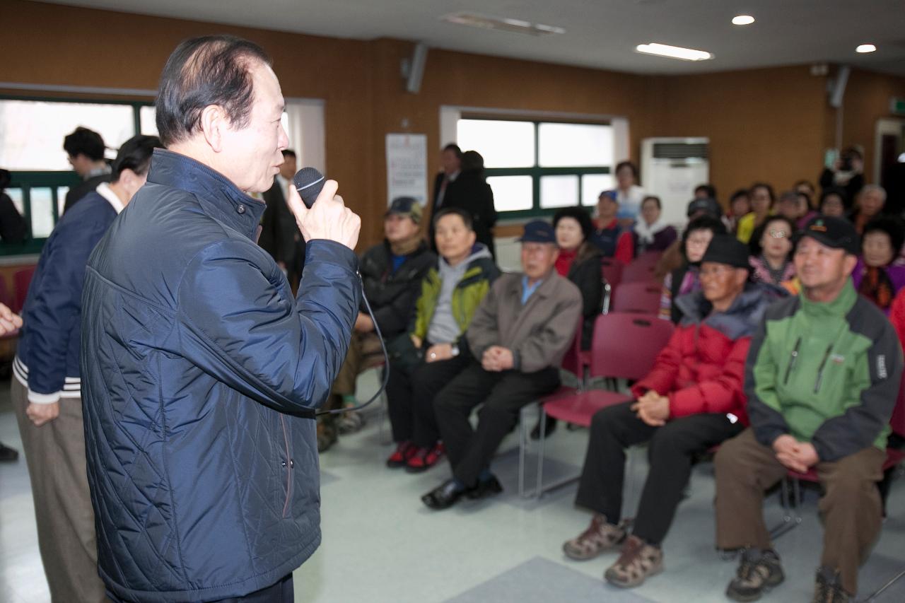 김완주 도지사 노인복지시설 방문 및 간담회