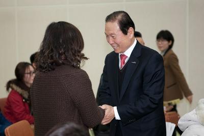 우수중학생 장학증서 수여식