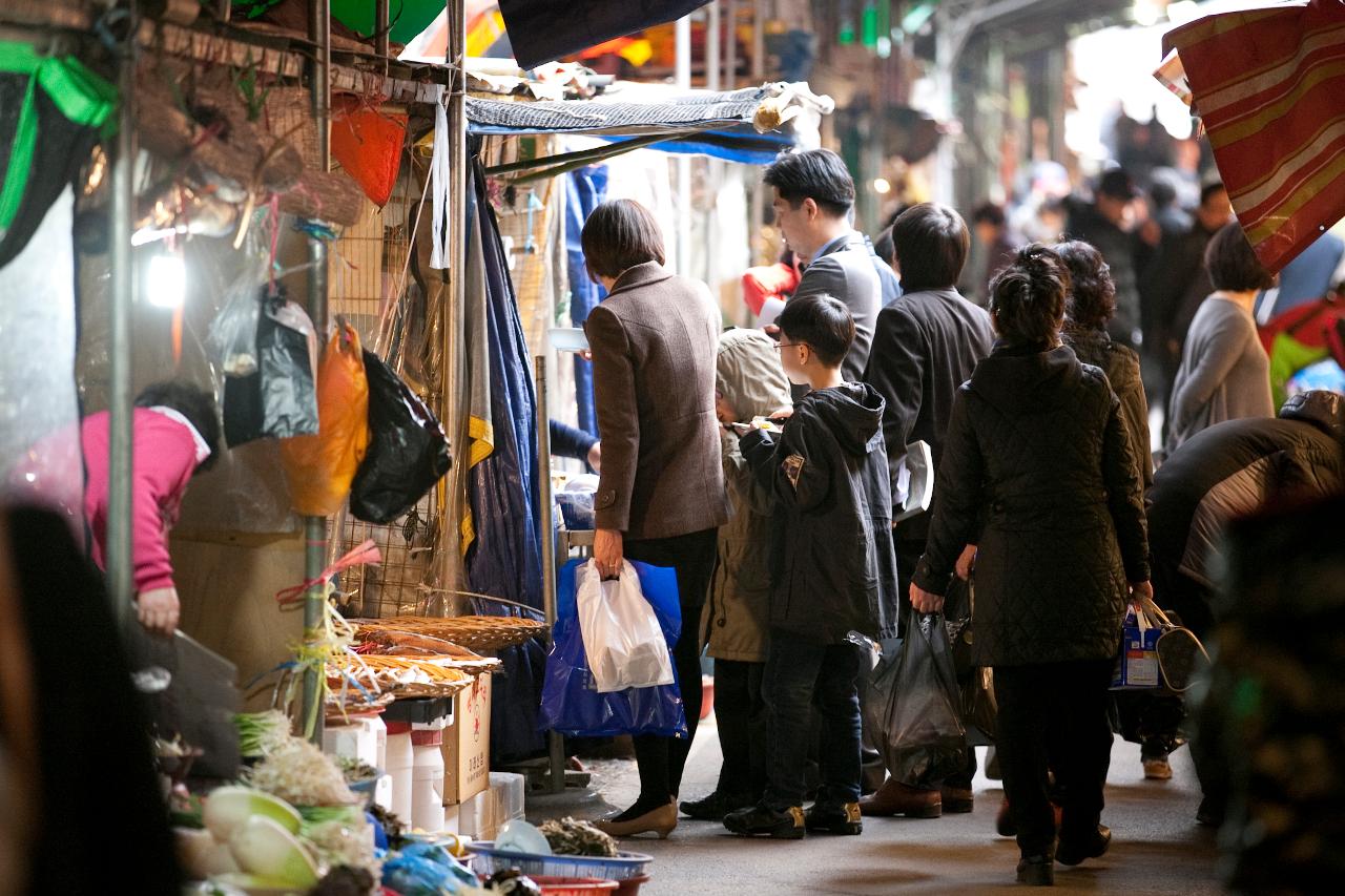 김완주 도지사 나운전통시장 방문 및 간담회