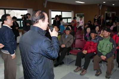 김완주 도지사 노인복지시설 방문 및 간담회