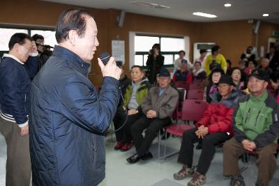 김완주 도지사 노인복지시설 방문 및 간담회