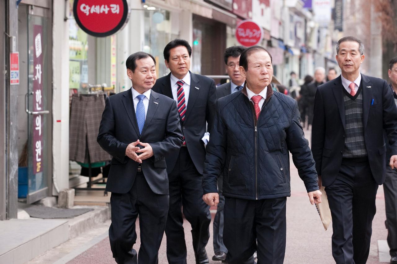 김완주 도지사 나운전통시장 방문 및 간담회