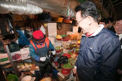 김완주 도지사 나운전통시장 방문 및 간담회