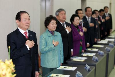 우수중학생 장학증서 수여식