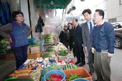 김완주 도지사 나운전통시장 방문 및 간담회