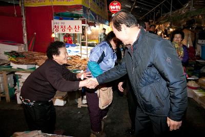 김완주 도지사 나운전통시장 방문 및 간담회