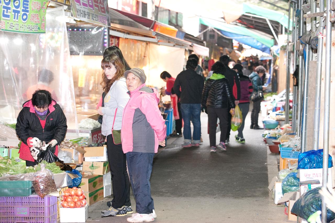 김완주 도지사 나운전통시장 방문 및 간담회