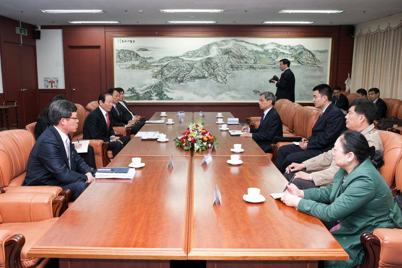 중국 위해시 부시장 일행 방문