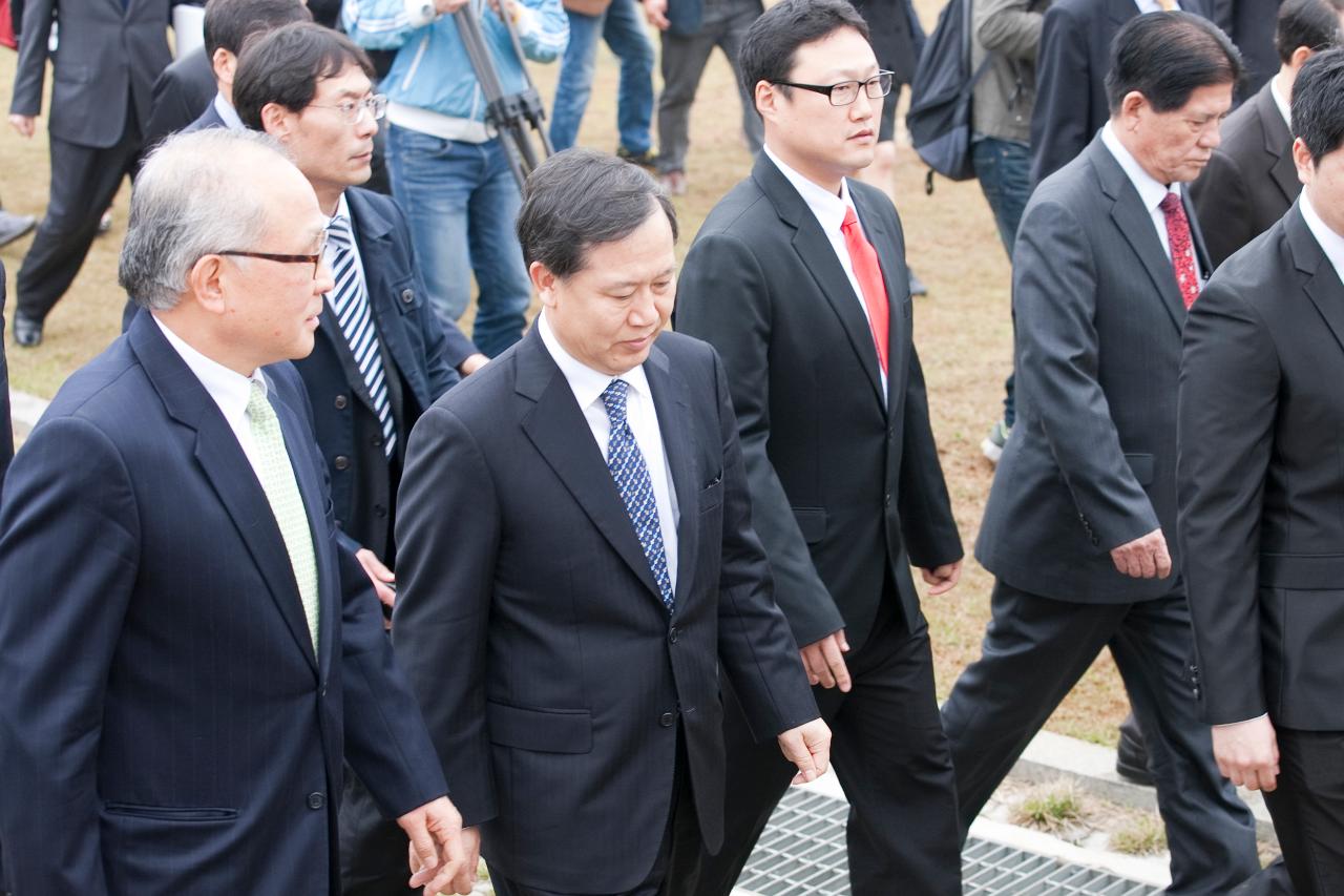 새만금방조제 행정구역 소송관련 대법관 현장검증