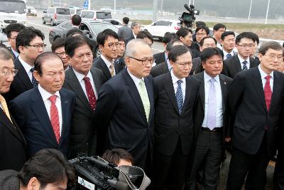 새만금방조제 행정구역 소송관련 대법관 현장검증