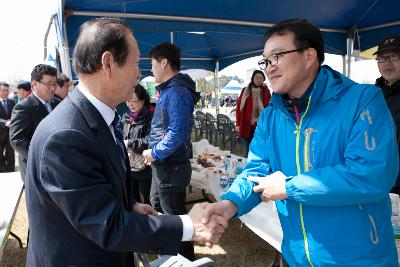 전북 시군의회 체육대회 시장님 격려