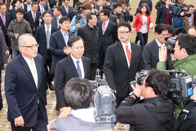 새만금방조제 행정구역 소송관련 대법관 현장검증