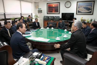 송전선로 옥구읍 협상단 면담