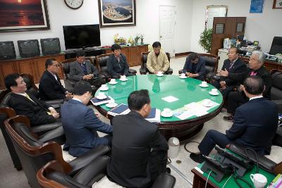 송전선로 옥구읍 협상단 면담