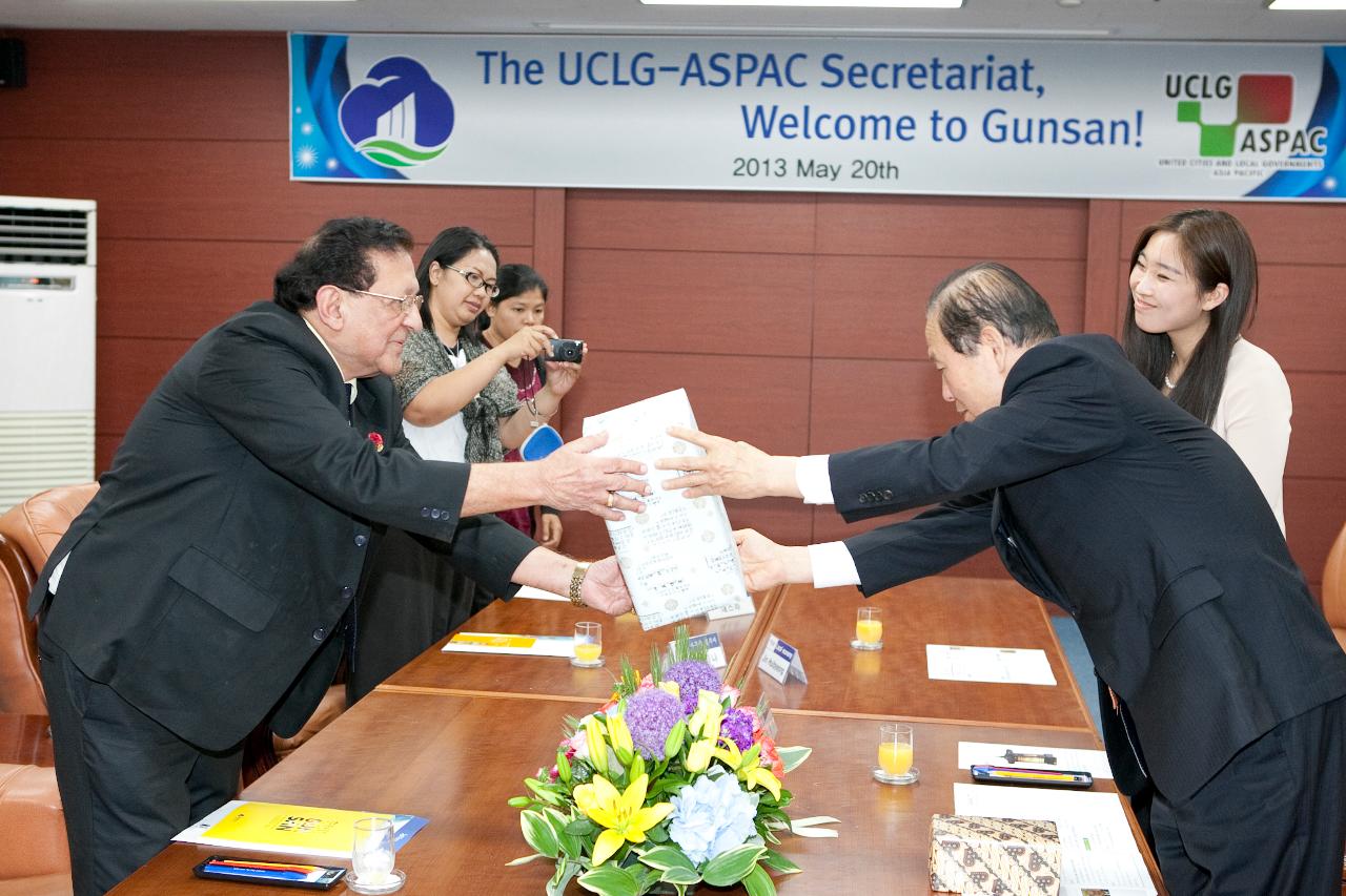 UCLG ASPAC 회장단 방문