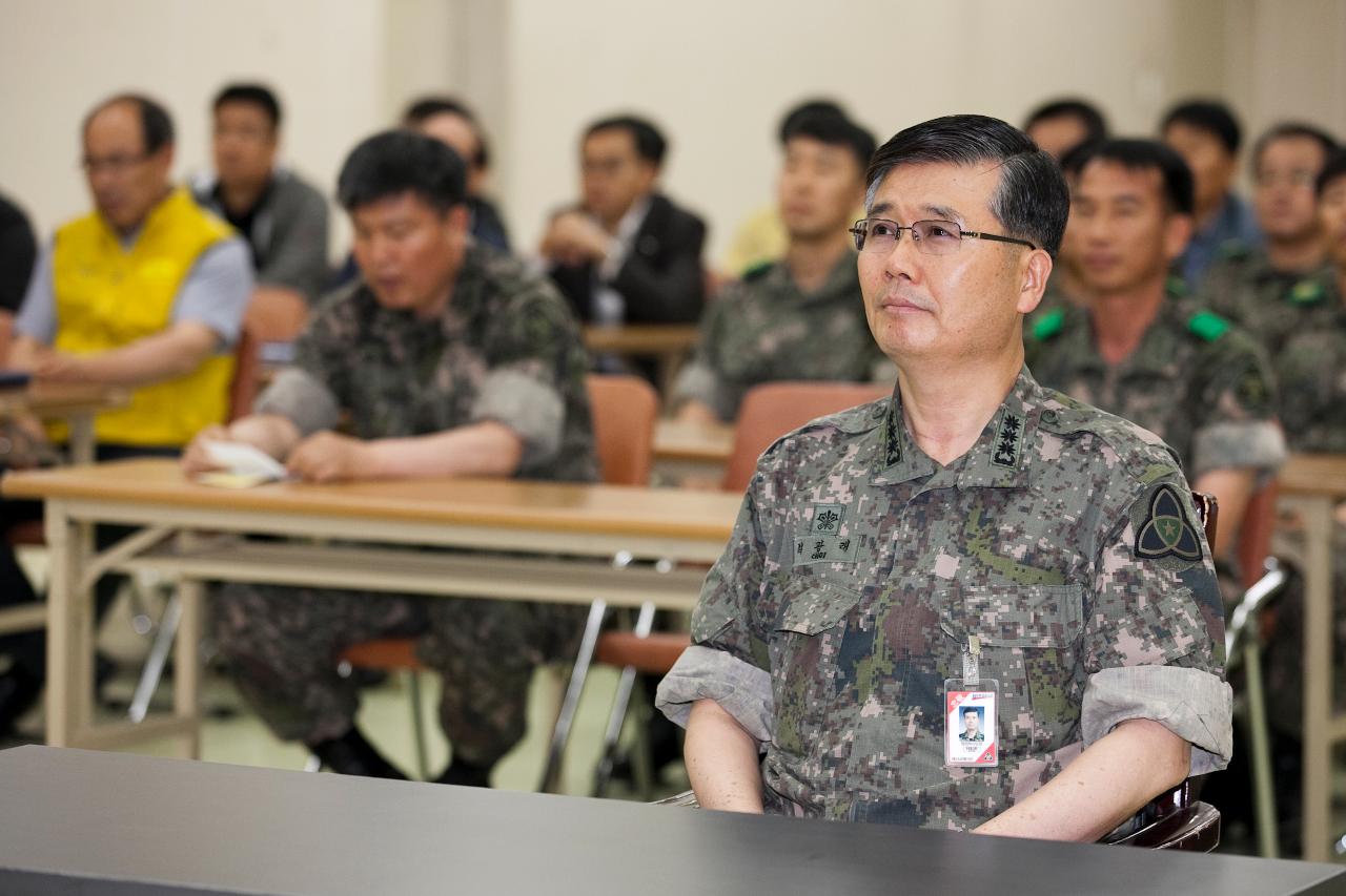 군산대대 정기감사 강평