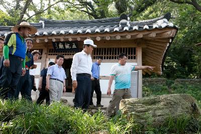 시장님, 선유도 해수욕장 현장점검