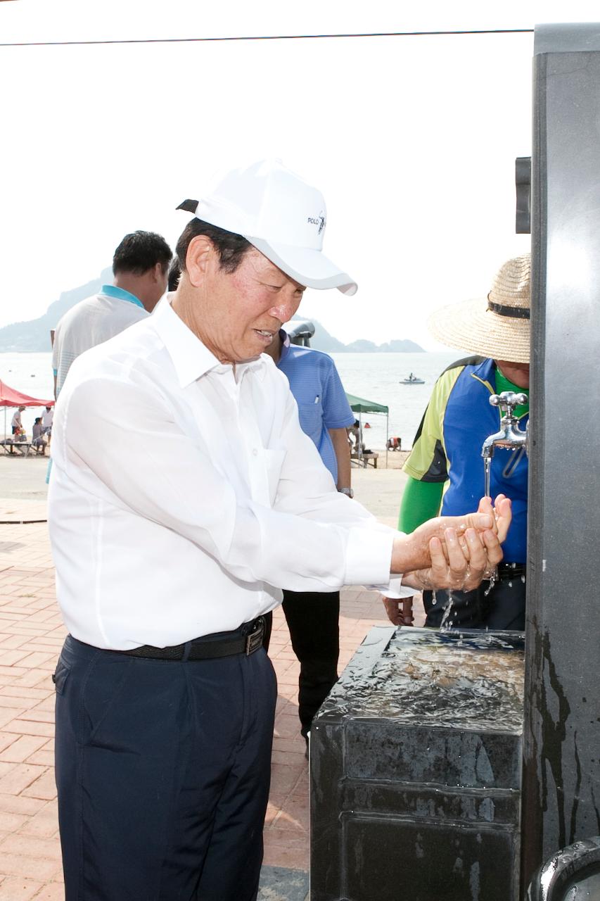 시장님, 선유도 해수욕장 현장점검