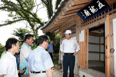 시장님, 선유도 해수욕장 현장점검