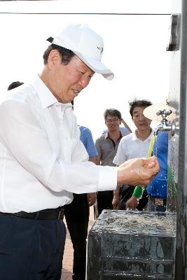 시장님, 선유도 해수욕장 현장점검