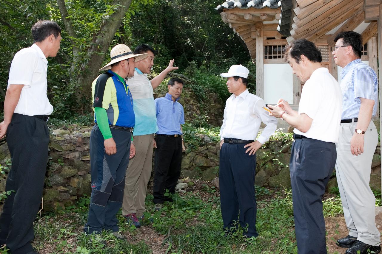 시장님, 선유도 해수욕장 현장점검