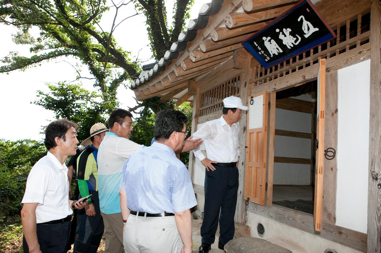 시장님, 선유도 해수욕장 현장점검