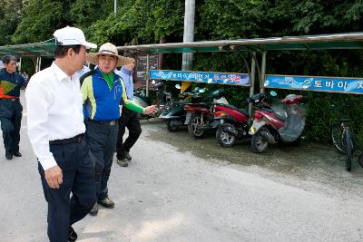 시장님, 선유도 해수욕장 현장점검