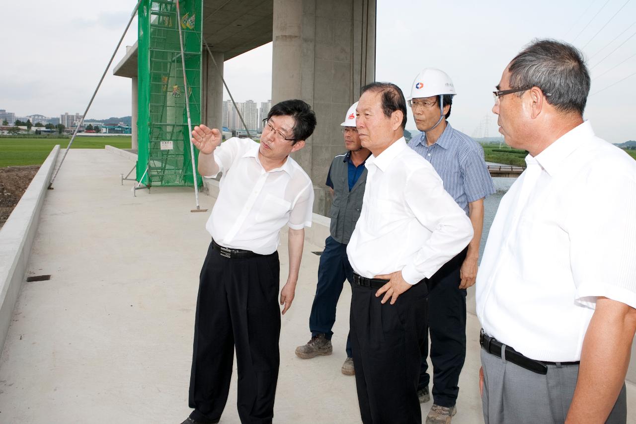 우수저류조 시장님 현장점검