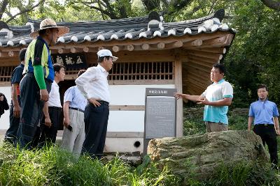 시장님, 선유도 해수욕장 현장점검