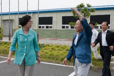 윤진숙 해양수산부장관 방문