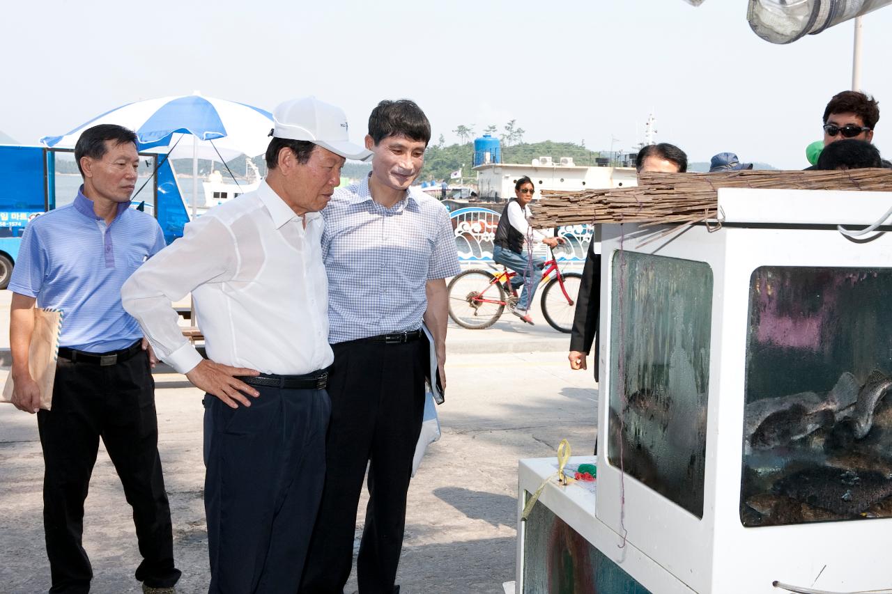 시장님, 선유도 해수욕장 현장점검