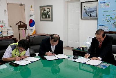 한국서부발전㈜ 지역복지 실천협약 및 기탁식