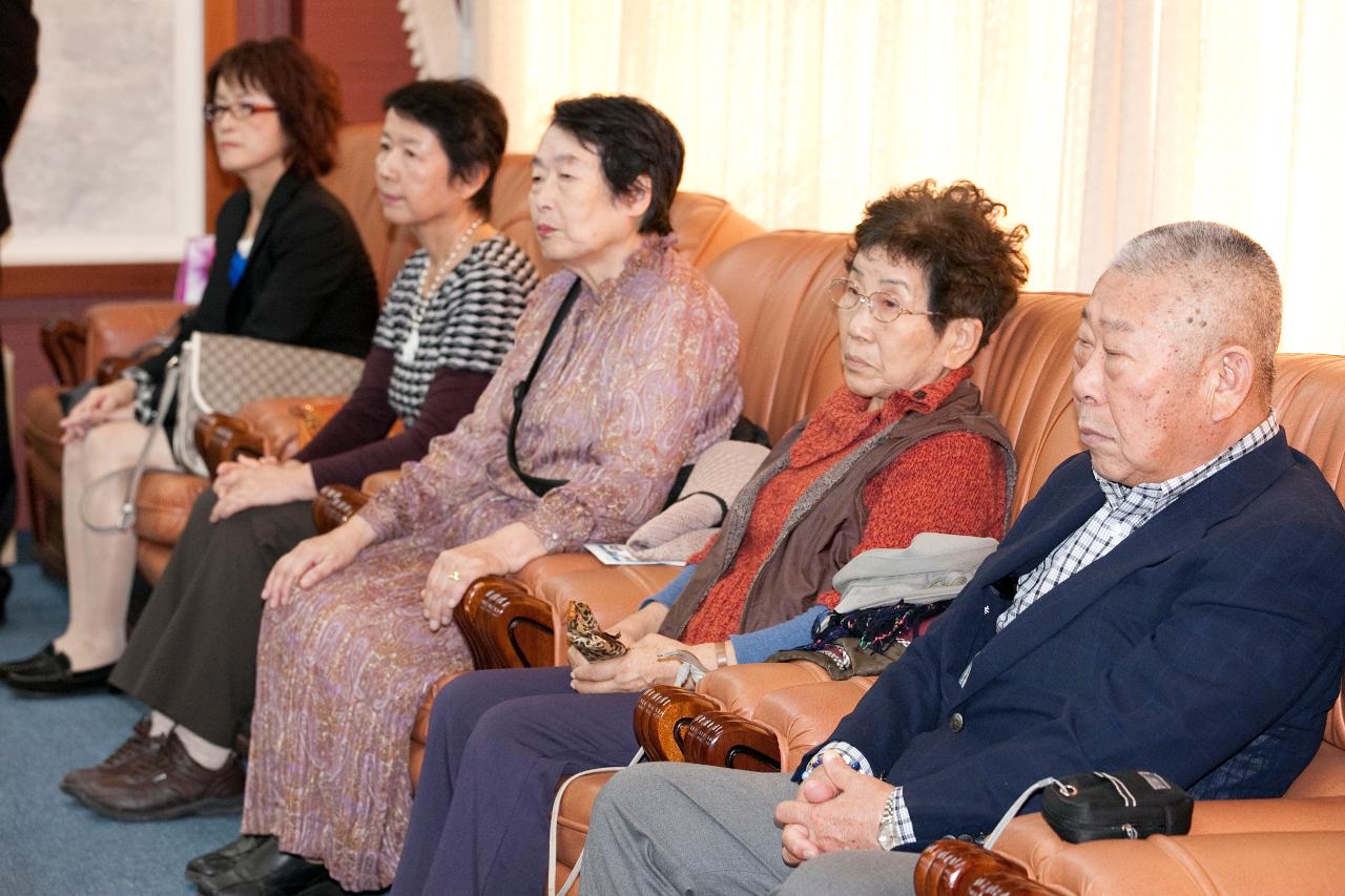 일본 불이소학교 동창회 및 월명회 방문