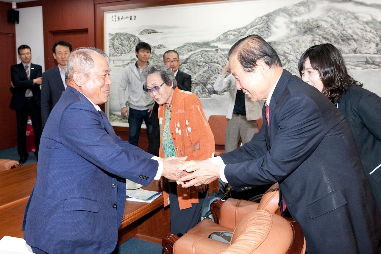 일본 불이소학교 동창회 및 월명회 방문