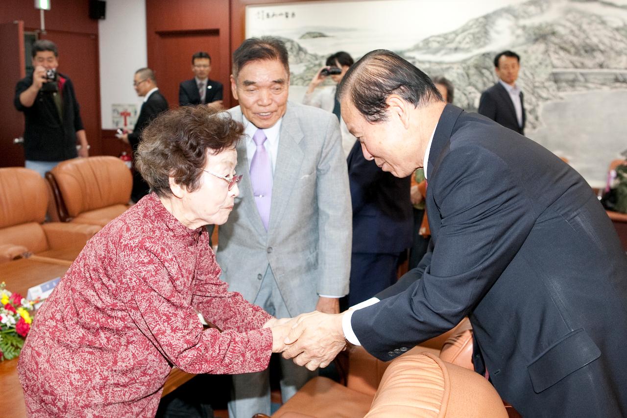 일본 불이소학교 동창회 및 월명회 방문