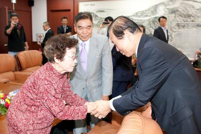 일본 불이소학교 동창회 및 월명회 방문