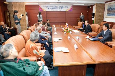 일본 불이소학교 동창회 및 월명회 방문