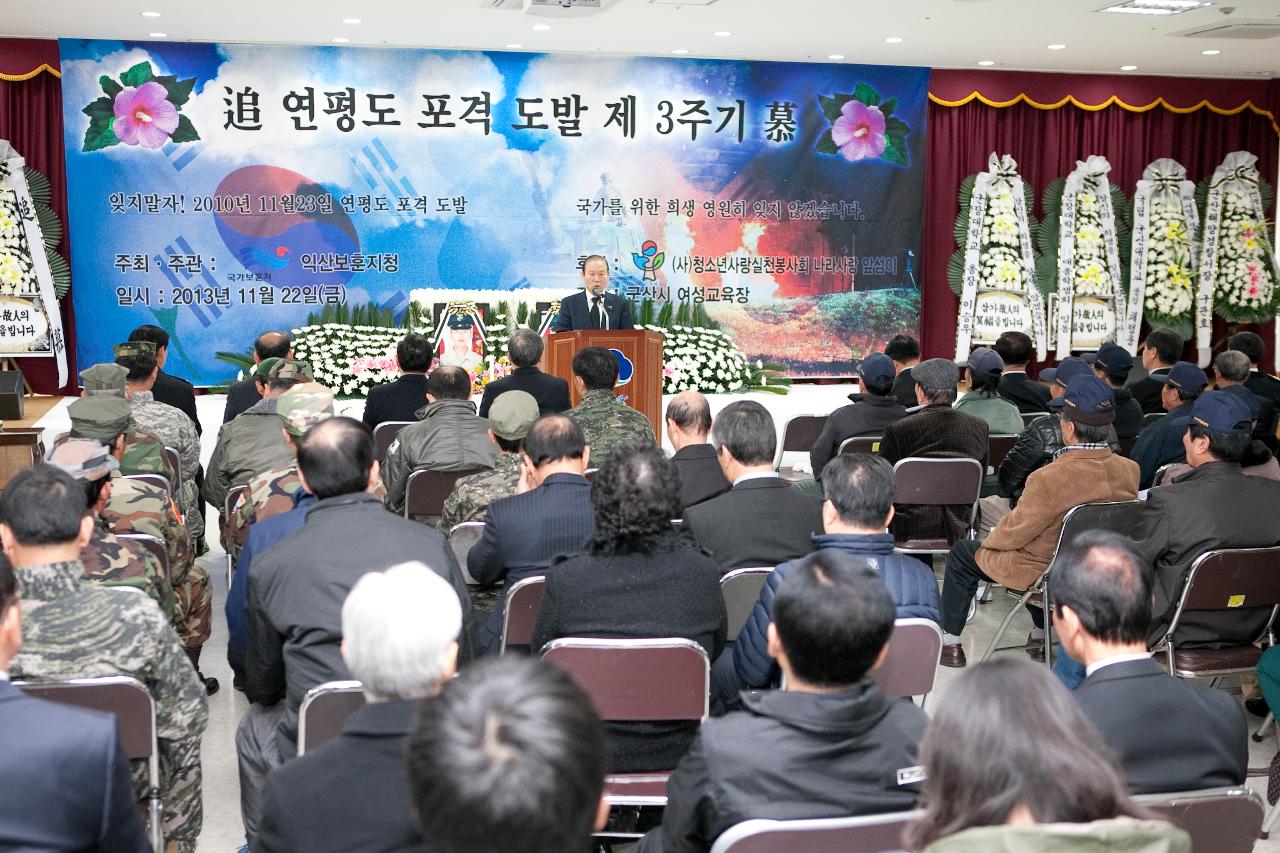 연평도포격 3주기 추모제