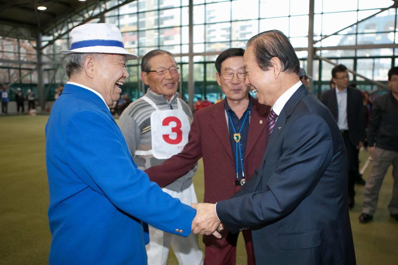 군산시장배 종목별 선수단 격려