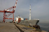 동영해운 군산-중국 대련간 첫 선박입항사진(00016)