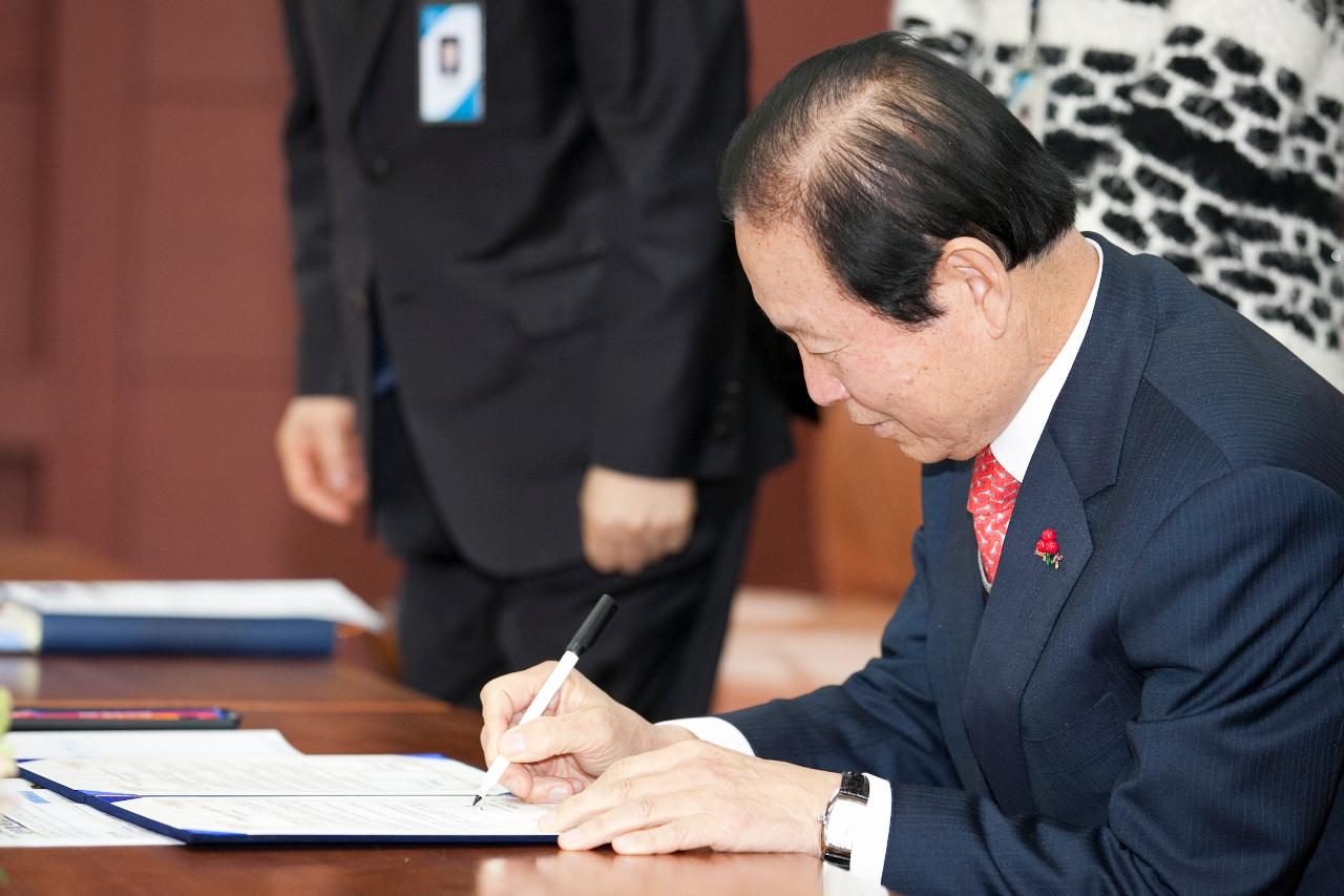 중국인민방 한국지국 업무협약체결