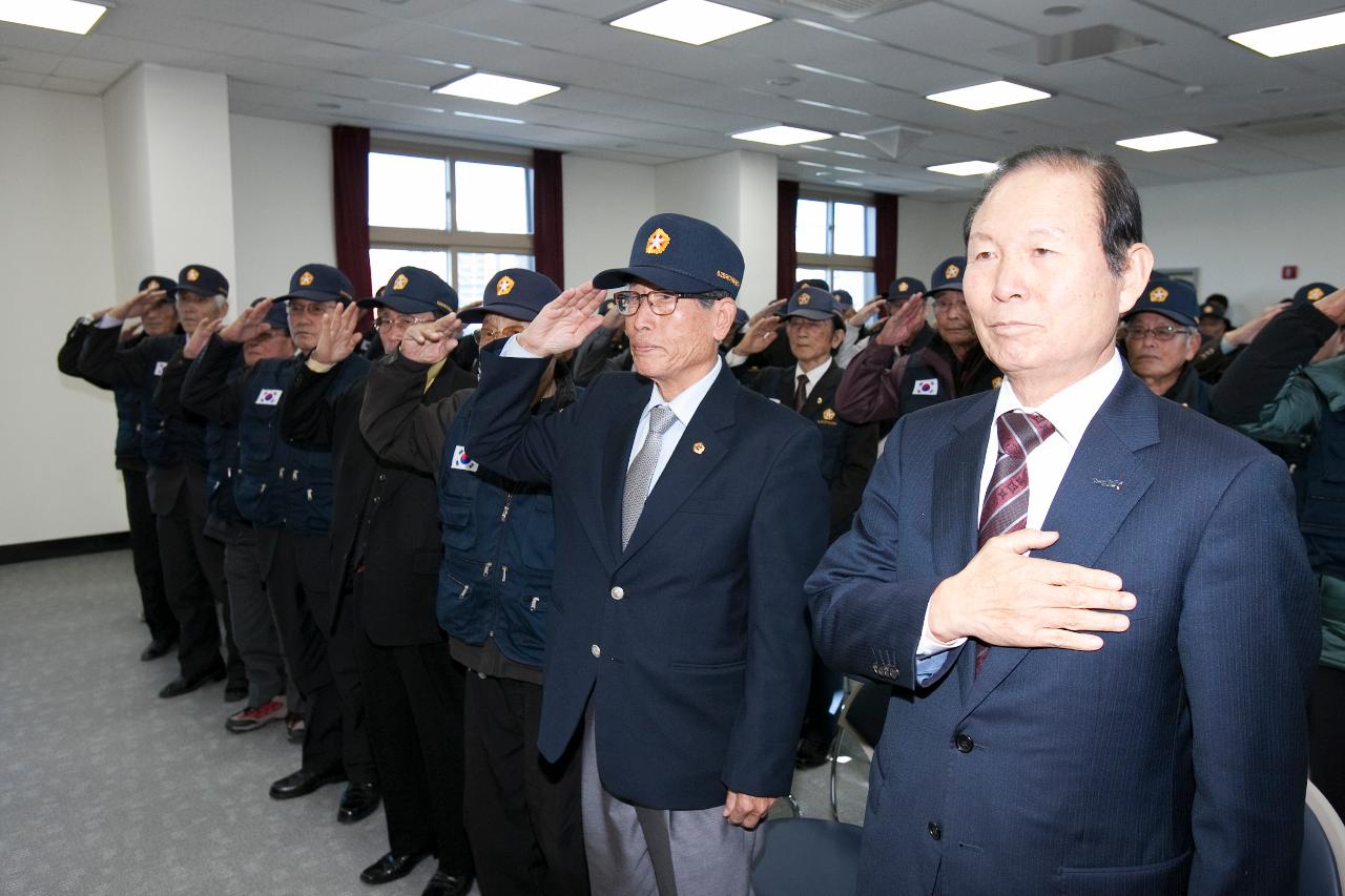 6.25참전유공자 호국영웅 기장 전수식