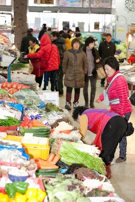 '설맞이' 재래시장 장보기