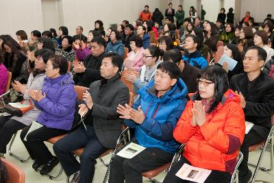 우수중학생 장학증서 수여식